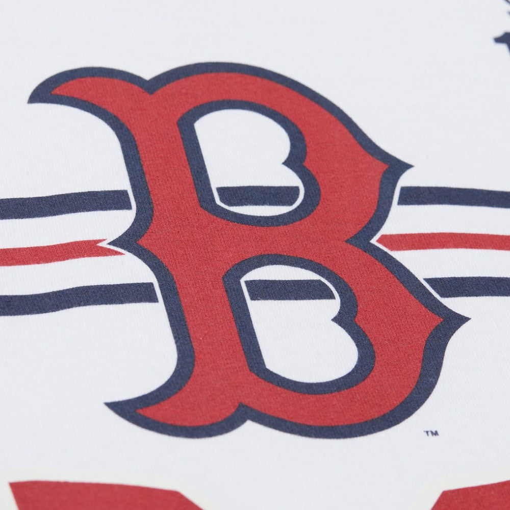 White Boston Red Sox Mitchell & Ness Cooperstown Collection Team Origins Premium T-Shirt