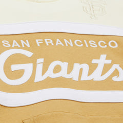 Tan/Cream San Francisco Giants Mitchell & Ness Head Coach Pullover Hoodie