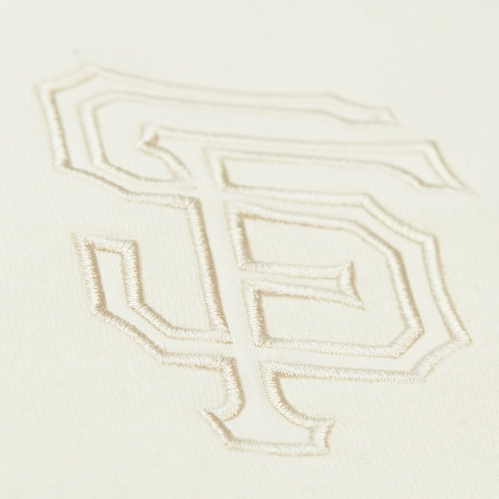 Tan/Cream San Francisco Giants Mitchell & Ness Head Coach Pullover Hoodie