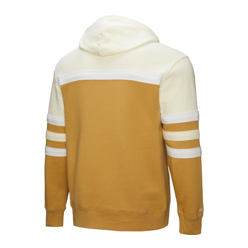 Tan/Cream San Diego Padres Mitchell & Ness Head Coach Pullover Hoodie