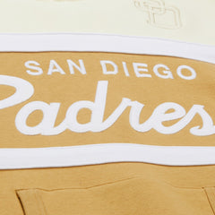 Tan/Cream San Diego Padres Mitchell & Ness Head Coach Pullover Hoodie