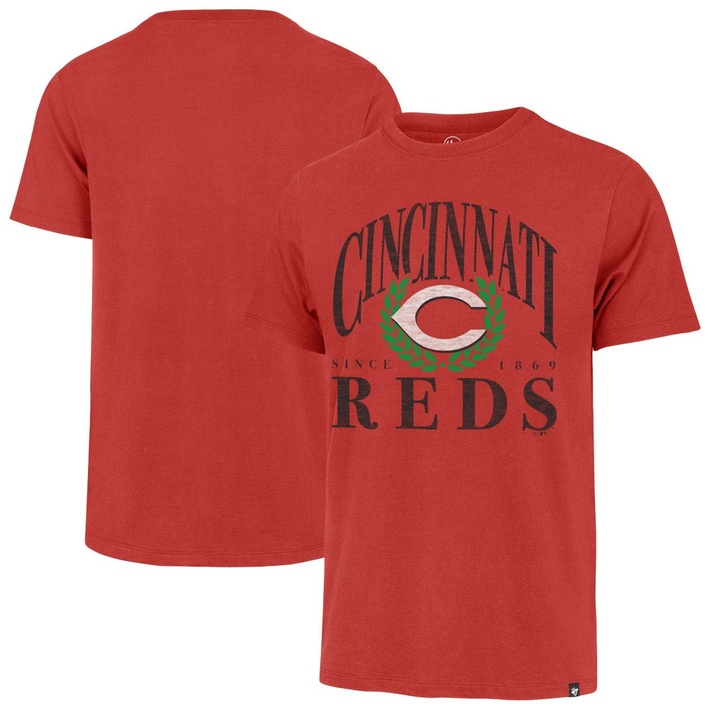 Red Cincinnati Reds '47 Pitchout Franklin T-Shirt
