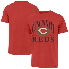 Red Cincinnati Reds '47 Pitchout Franklin T-Shirt