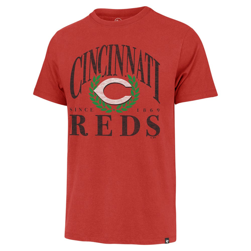 Red Cincinnati Reds '47 Pitchout Franklin T-Shirt