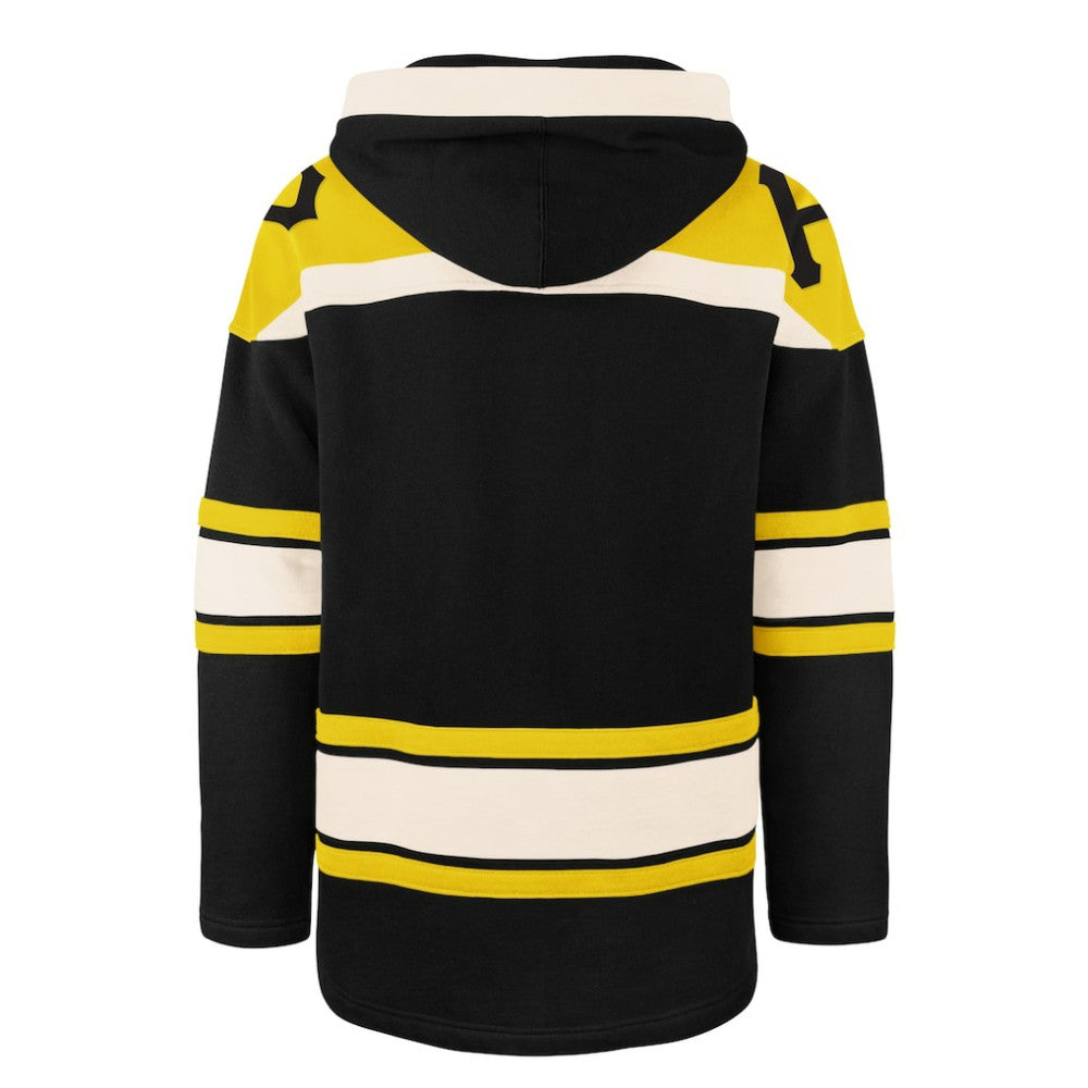 Black Pittsburgh Pirates '47 Superior Lacer Pullover Hoodie
