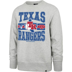 Gray Texas Rangers '47 Letters Headline Pullover Sweatshirt