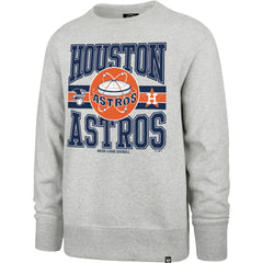 Gray Houston Astros '47 Letters Headline Pullover Sweatshirt