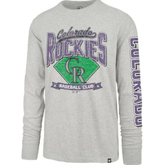 Gray Colorado Rockies '47 Fair Ball Franklin Long Sleeve T-Shirt