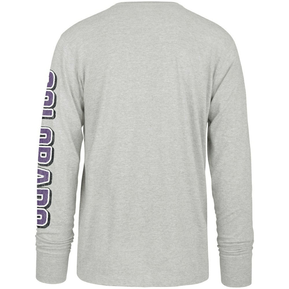 Gray Colorado Rockies '47 Fair Ball Franklin Long Sleeve T-Shirt