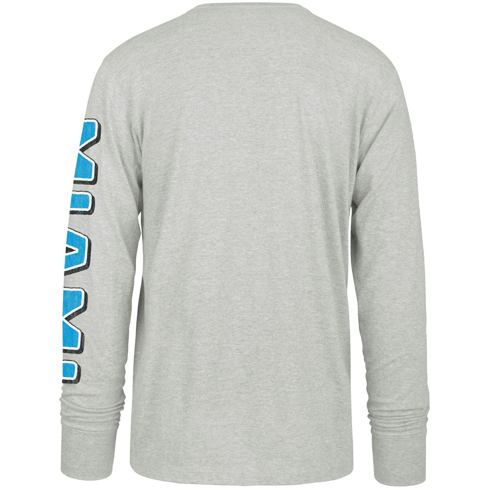 Gray Miami Marlins '47 Fair Ball Franklin Long Sleeve T-Shirt