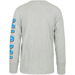 Gray Miami Marlins '47 Fair Ball Franklin Long Sleeve T-Shirt