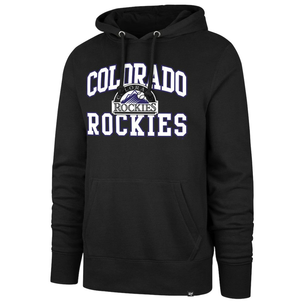 Black Colorado Rockies '47  Velocity Headline Pullover Hoodie