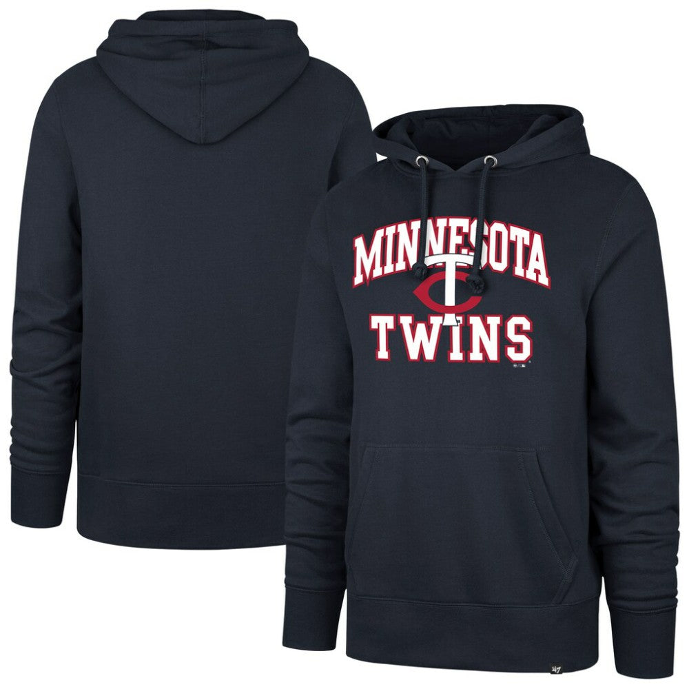Navy Minnesota Twins '47  Velocity Headline Pullover Hoodie