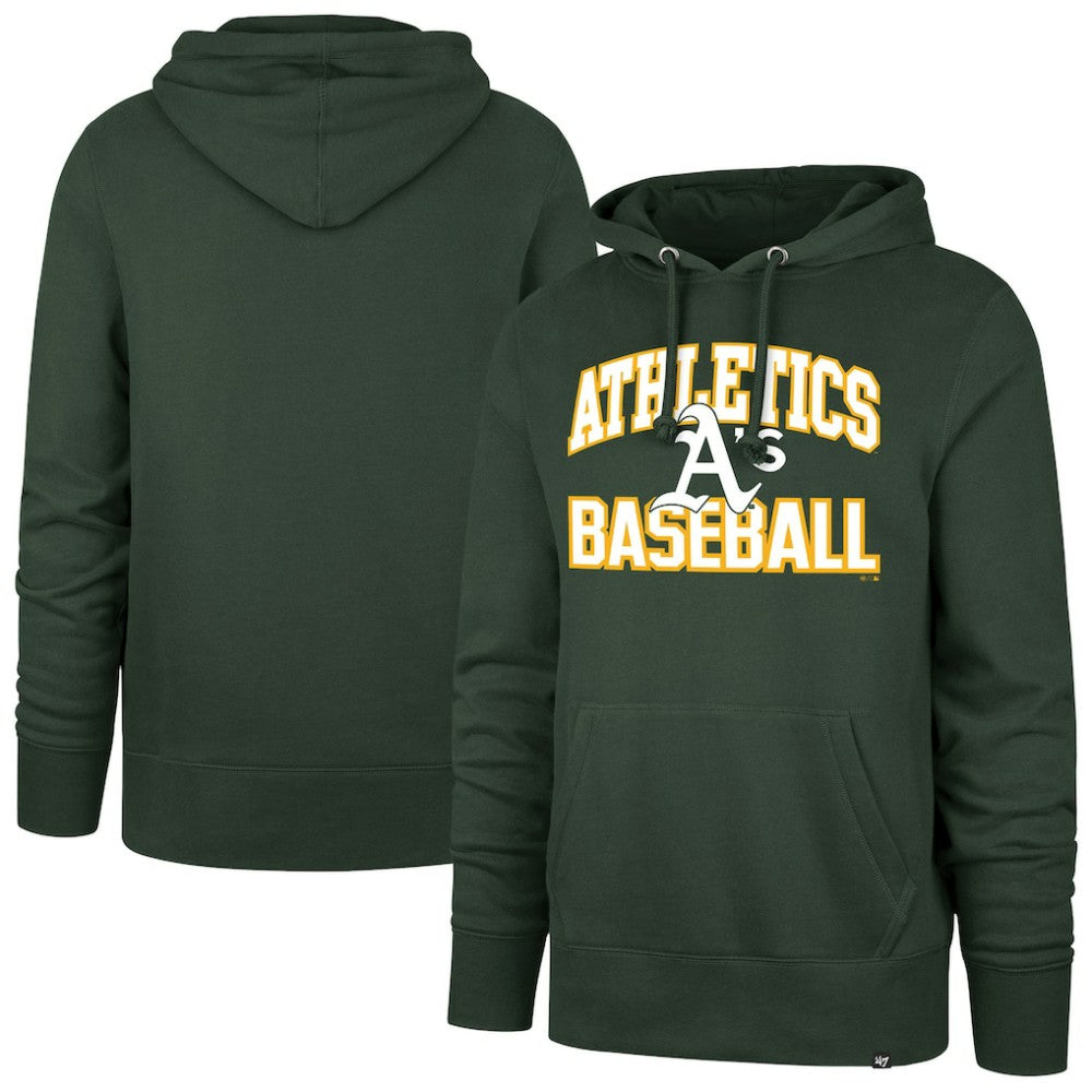 Green Athletics '47  Velocity Headline Pullover Hoodie