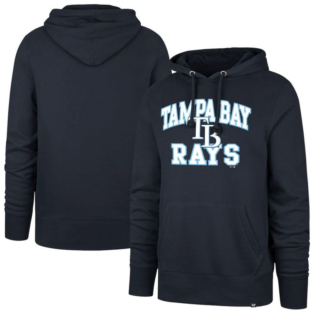 Navy Tampa Bay Rays '47  Velocity Headline Pullover Hoodie