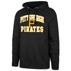Black Pittsburgh Pirates '47  Velocity Headline Pullover Hoodie