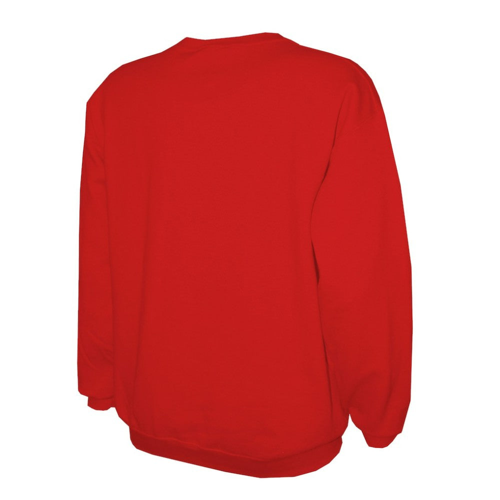 Red Los Angeles Angels Stitches Lightweight Crew Sweatshirt