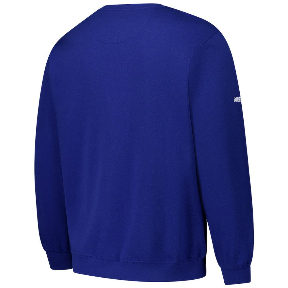 Royal Chicago Cubs Stitches Lightweight Crew Sweatshirt
