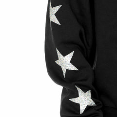 Gameday Couture Women's Rhinestone Star Sleeve Settle the Score Oversized Tri-Blend Pullover - Arizona Cardinals Pullover