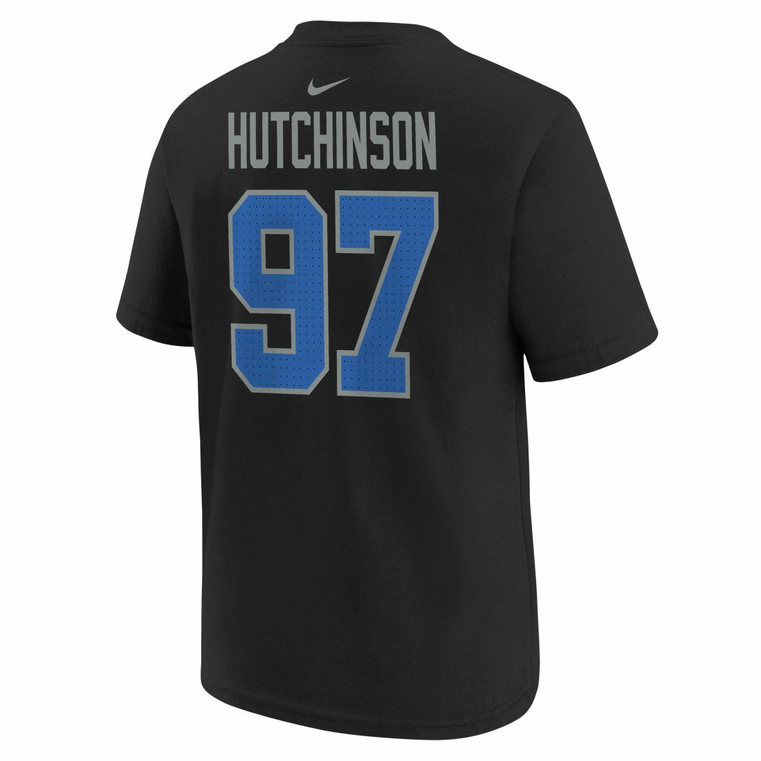 Aidan Hutchinson  Player Name & Number T-Shirt - Detroit Lions T-shirts