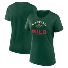 NHL Minnesota Wild Logo Athletic Women's Unrivaled T-Shirt