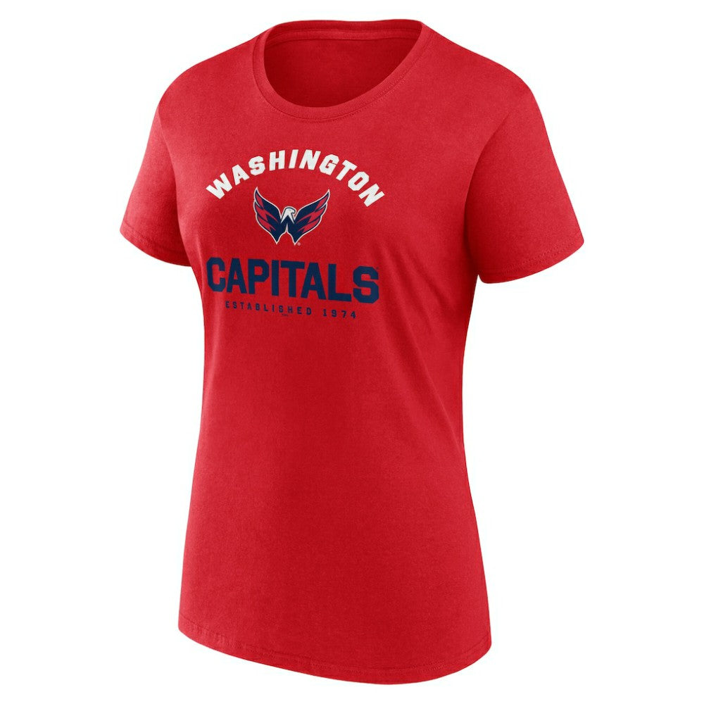NHL Washington Capitals Logo Athletic Women's Unrivaled T-Shirt