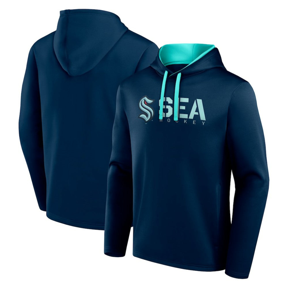 NHL Seattle Kraken Logo Athletic Head Start Pullover Hoodie