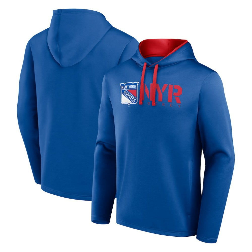 NHL New York Rangers Logo Athletic Head Start Pullover Hoodie