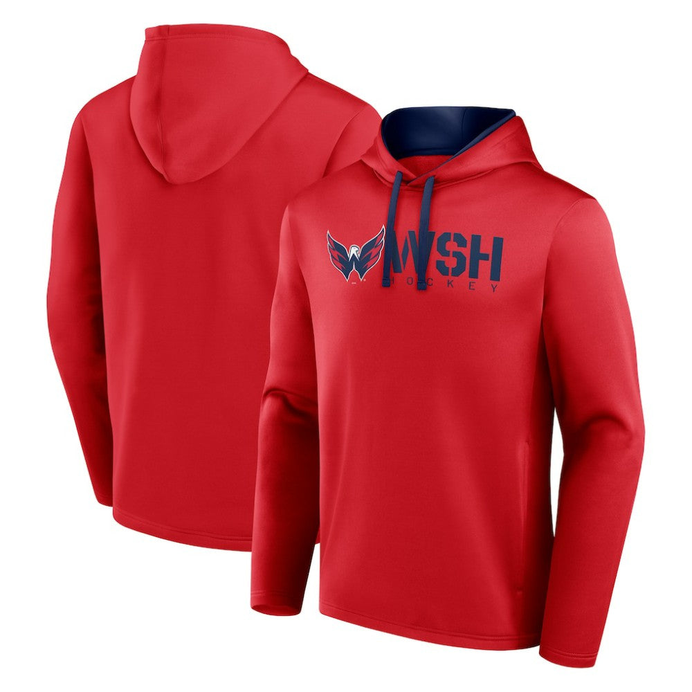 NHL Washington Capitals Logo Athletic Head Start Pullover Hoodie