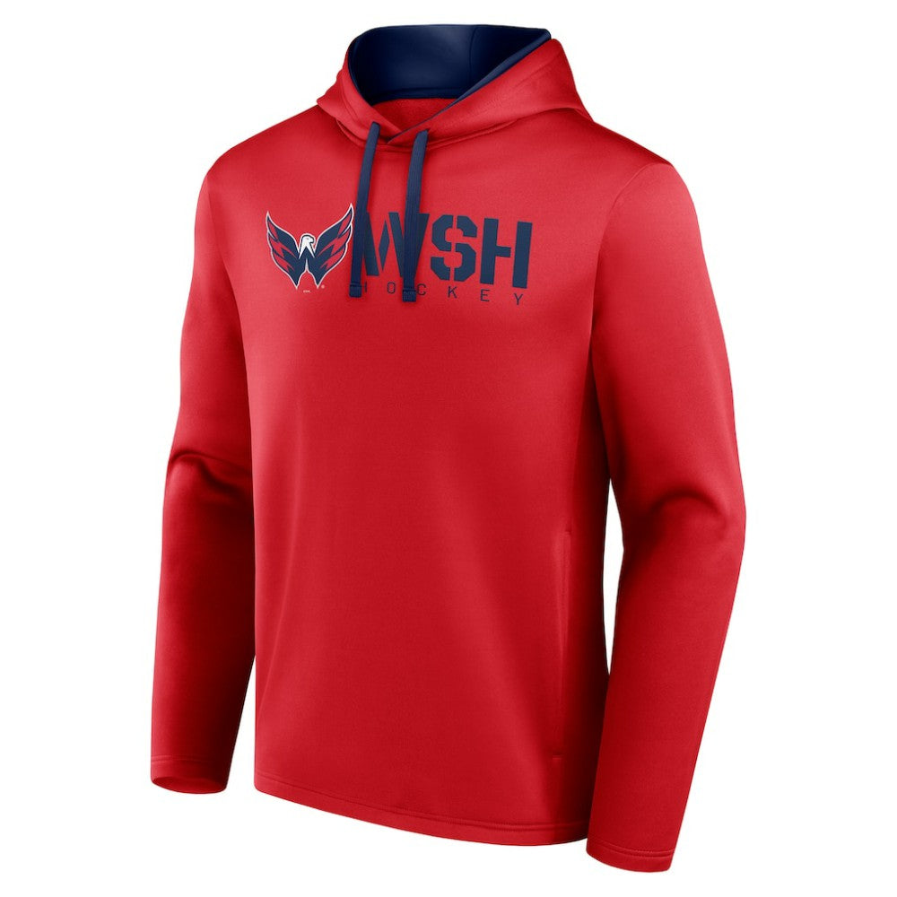 NHL Washington Capitals Logo Athletic Head Start Pullover Hoodie