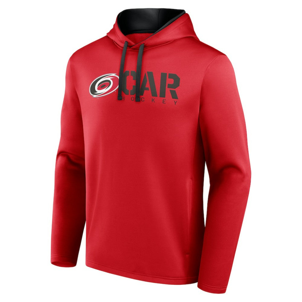 NHL Carolina Hurricanes Logo Athletic Head Start Pullover Hoodie