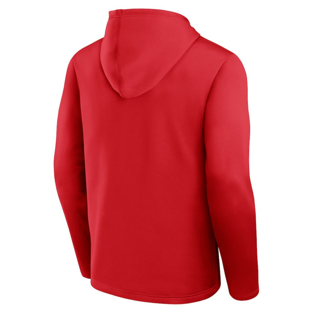 NHL Carolina Hurricanes Logo Athletic Head Start Pullover Hoodie