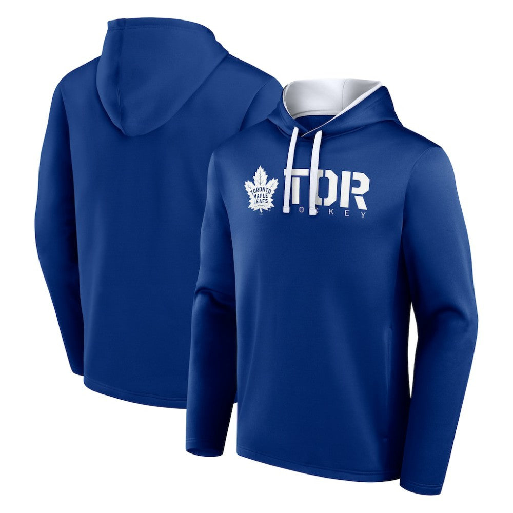 NHL Toronto Maple Leafs Logo Athletic Head Start Pullover Hoodie