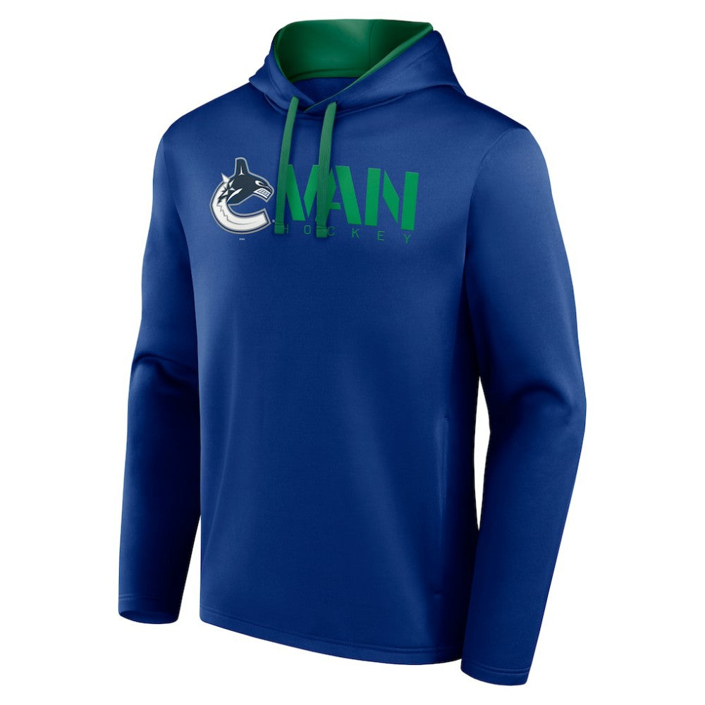 NHL Vancouver Canucks Logo Athletic Head Start Pullover Hoodie