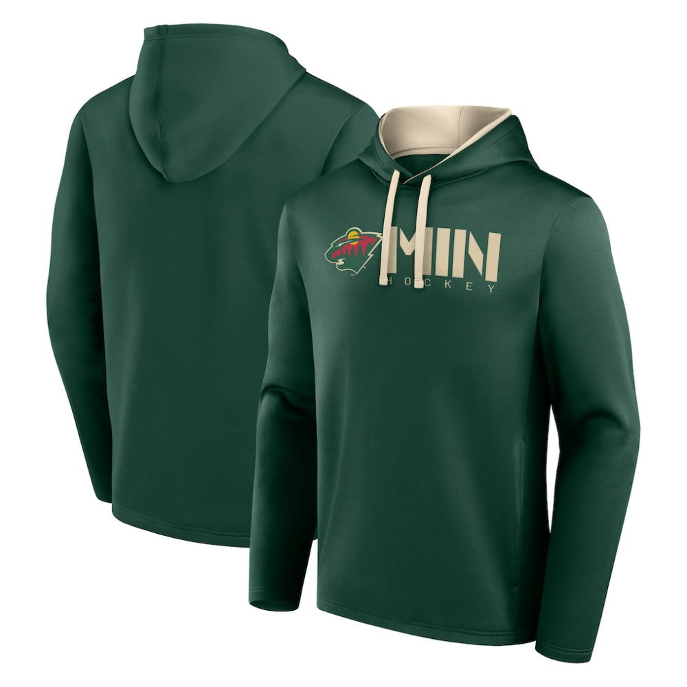 NHL Minnesota Wild Logo Athletic Head Start Pullover Hoodie