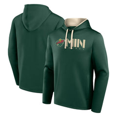 NHL Minnesota Wild Logo Athletic Head Start Pullover Hoodie