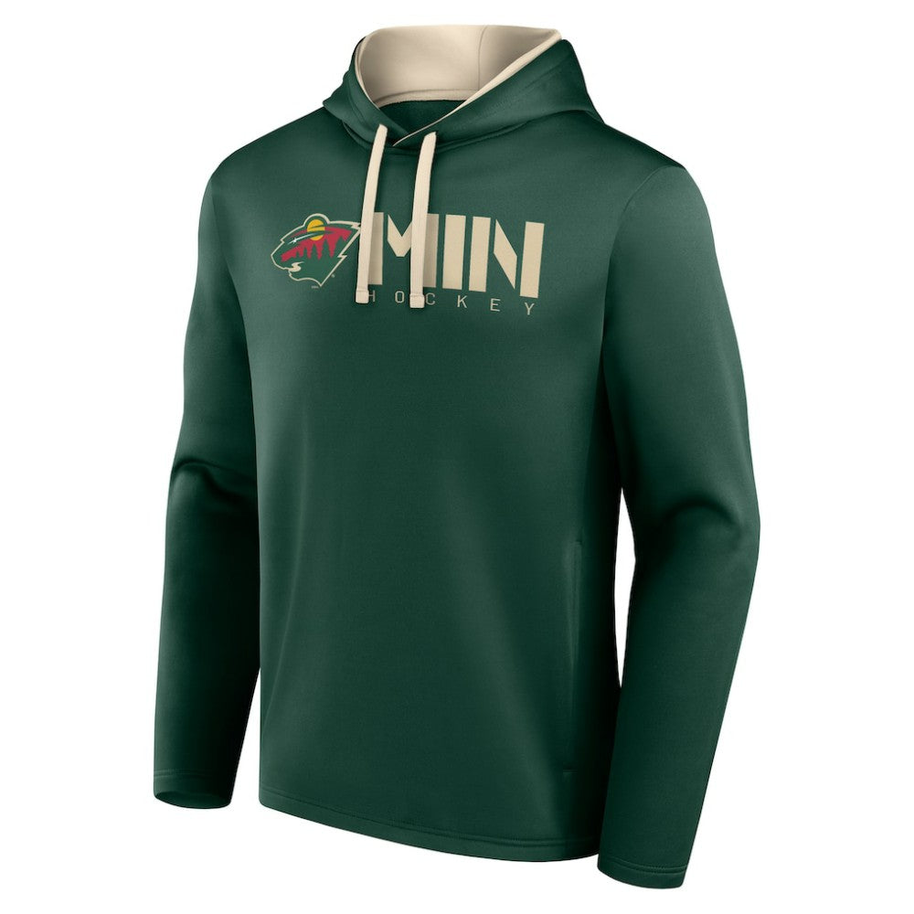 NHL Minnesota Wild Logo Athletic Head Start Pullover Hoodie