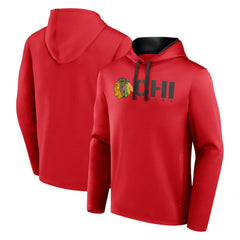 NHL Chicago Blackhawks Logo Athletic Head Start Pullover Hoodie