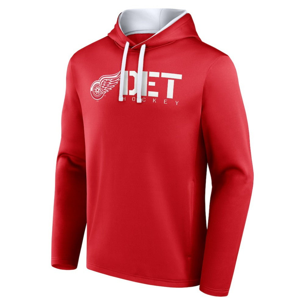 NHL Detroit Red Wings Logo Athletic Head Start Pullover Hoodie