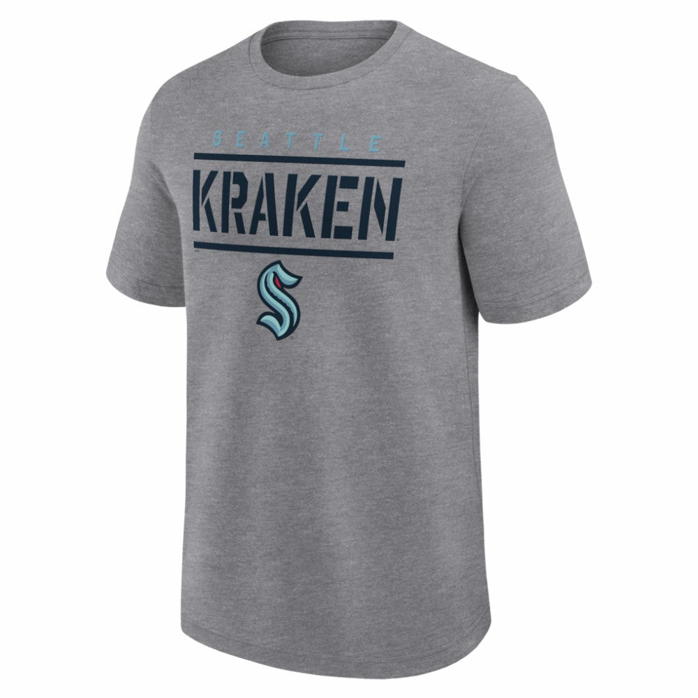 NHL Seattle Kraken Logo Athletic Top Notch T-Shirt
