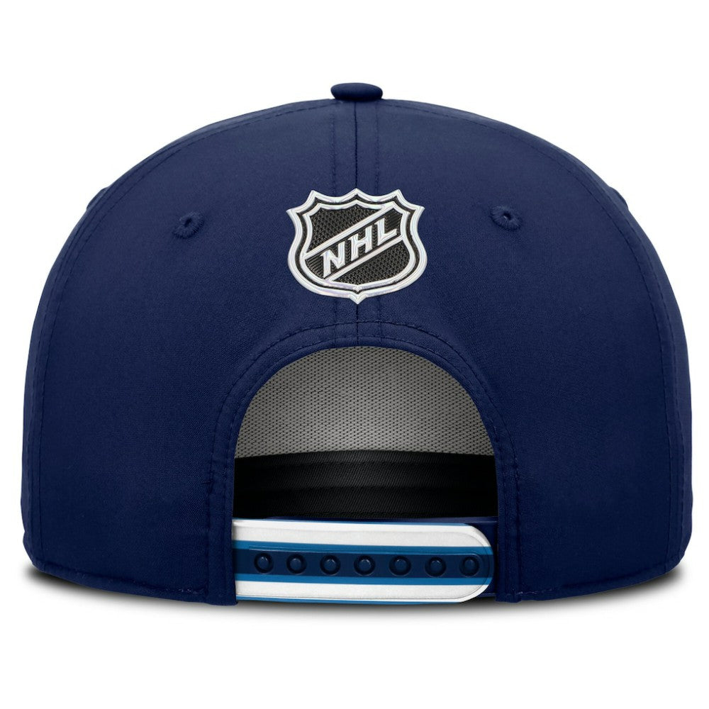 NHL Winnipeg Jets Fanatics 2025 NHL Draft Authentic Pro On-Stage Podium A-Frame Adjustable Hat