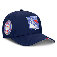 NHL New York Rangers Fanatics 2025 NHL Draft Authentic Pro On-Stage Podium A-Frame Adjustable Hat