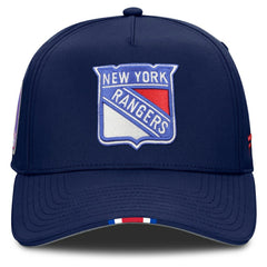 NHL New York Rangers Fanatics 2025 NHL Draft Authentic Pro On-Stage Podium A-Frame Adjustable Hat