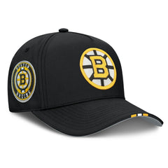 NHL Boston Bruins Fanatics 2025 NHL Draft Authentic Pro On-Stage Podium A-Frame Adjustable Hat