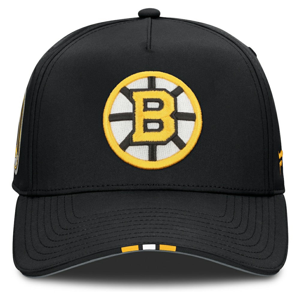 NHL Boston Bruins Fanatics 2025 NHL Draft Authentic Pro On-Stage Podium A-Frame Adjustable Hat