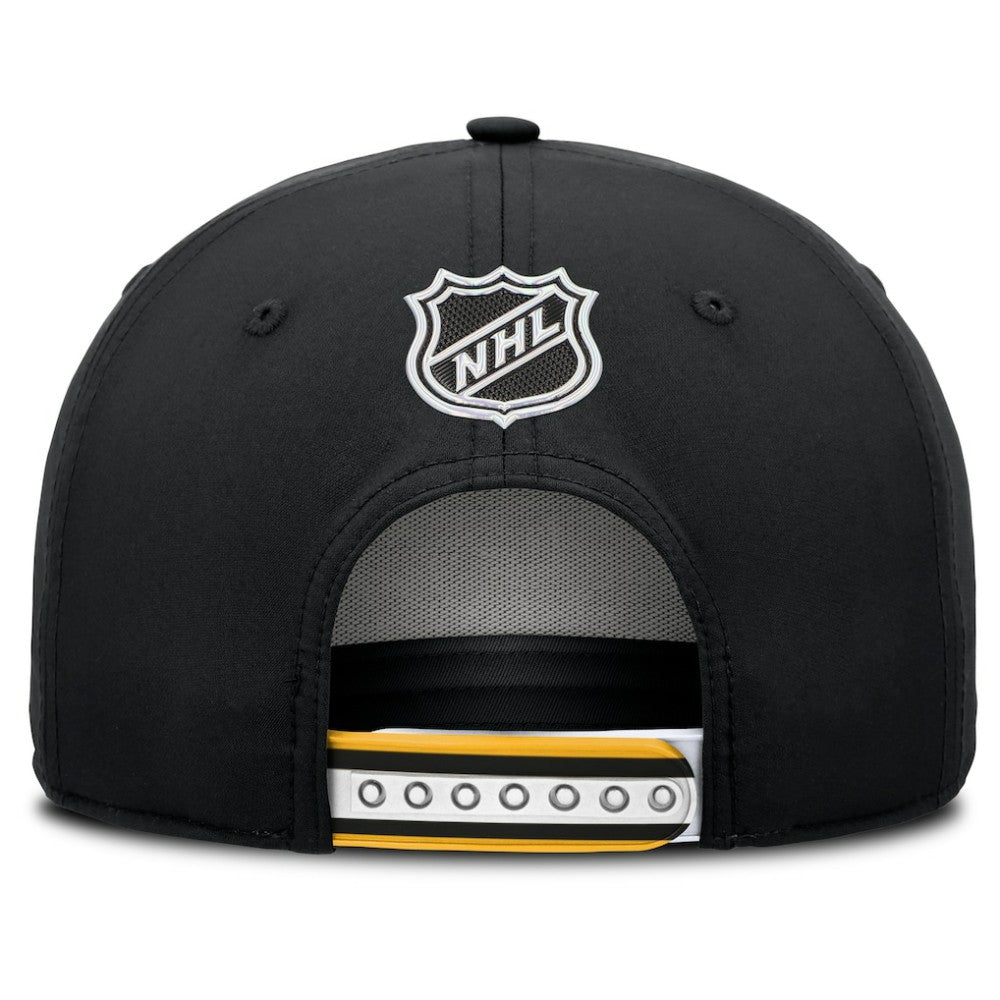 NHL Boston Bruins Fanatics 2025 NHL Draft Authentic Pro On-Stage Podium A-Frame Adjustable Hat