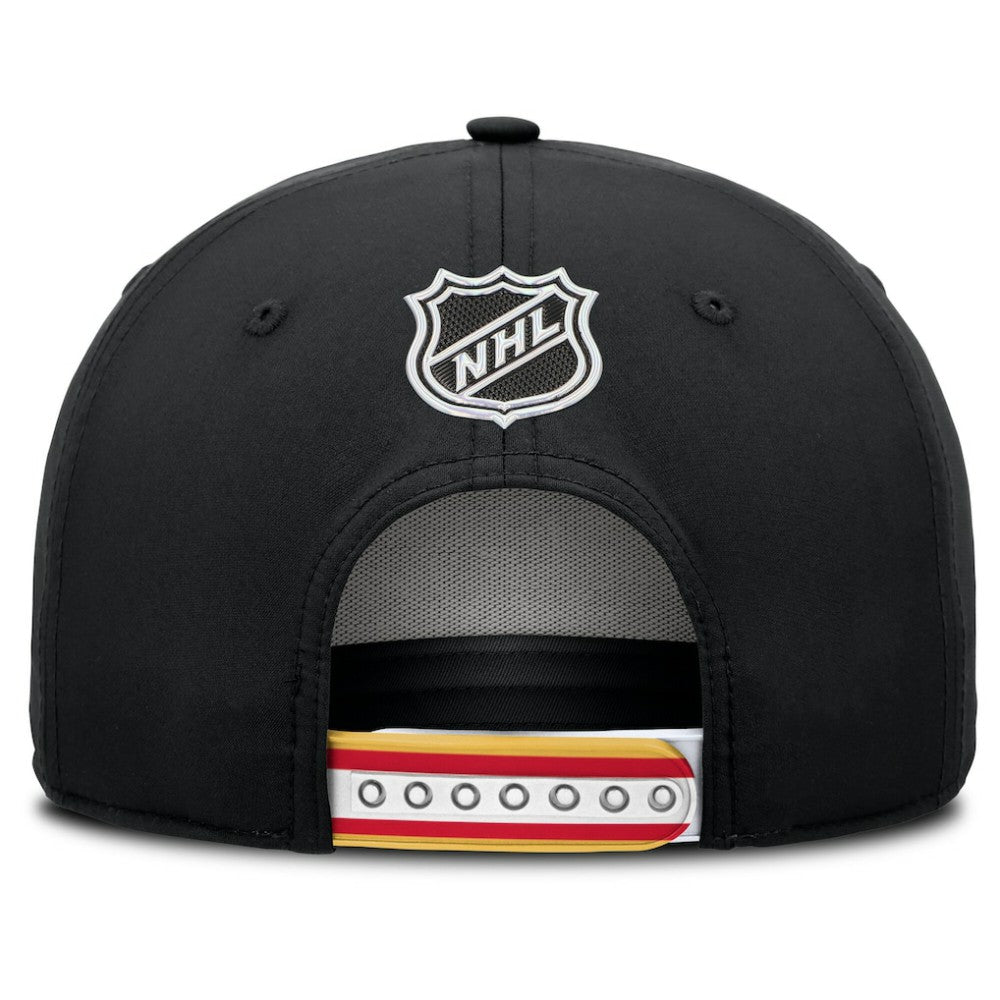 NHL Calgary Flames Fanatics 2025 NHL Draft Authentic Pro On-Stage Podium A-Frame Adjustable Hat