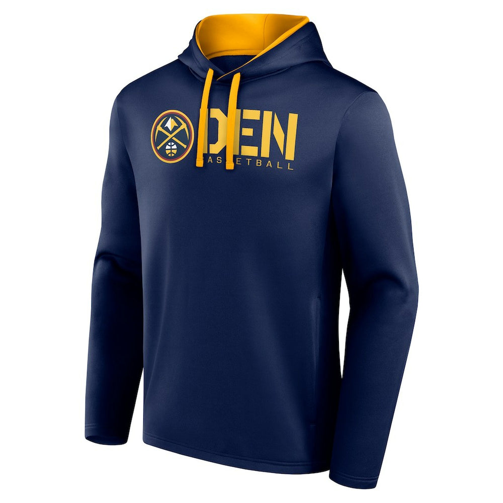 Denver Nuggets Logo Athletic Head Start Pullover Hoodie sale
