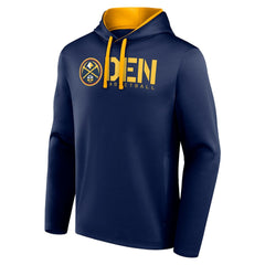 Denver Nuggets Logo Athletic Head Start Pullover Hoodie sale