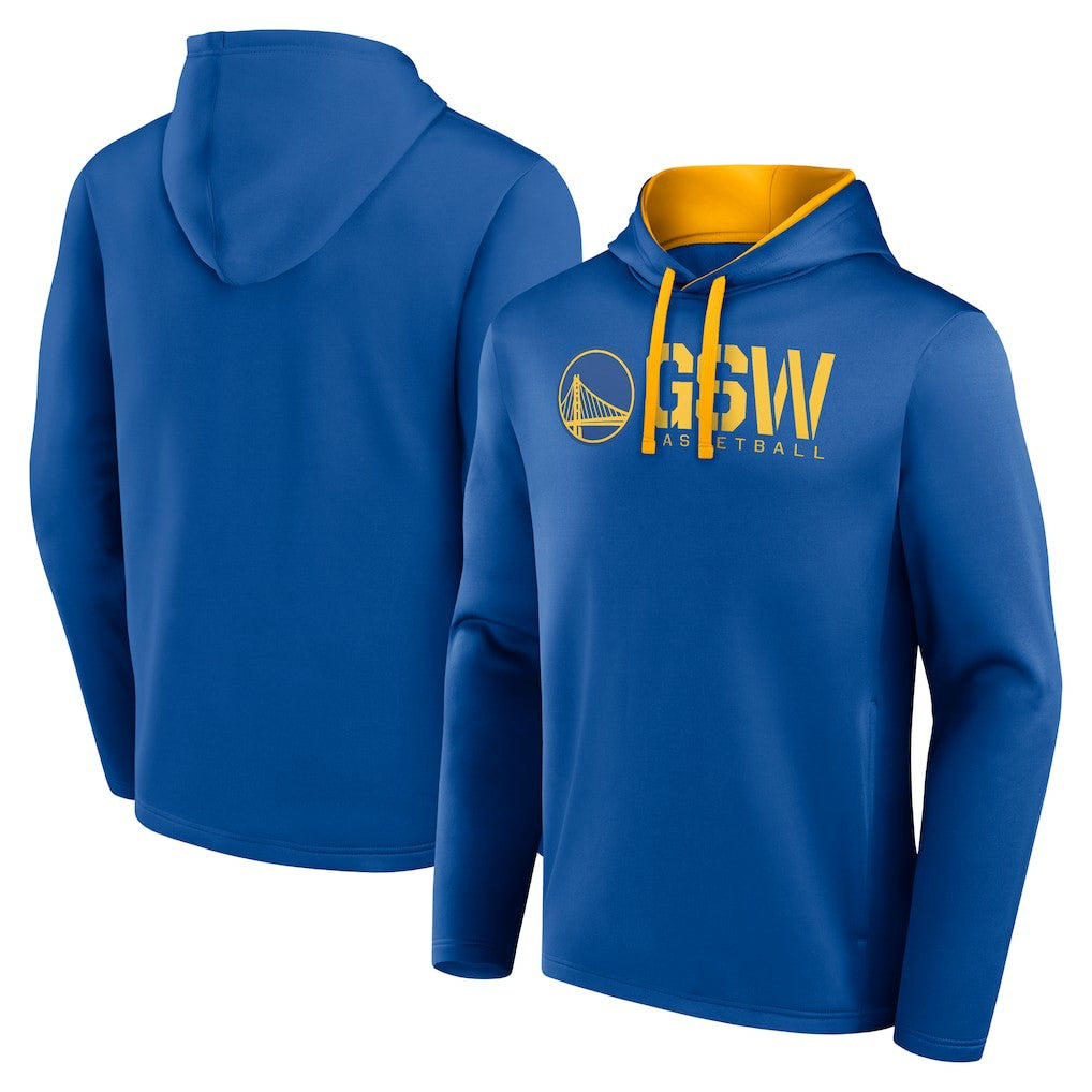 Golden State Warriors Logo Athletic Head Start Pullover Hoodie sale